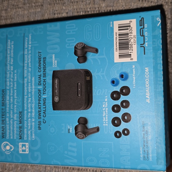 JLAB BRAND EPICAIR ANC TRUE WIRELESS BLUETOOTH EAR BUDS - Picture 5 of 12